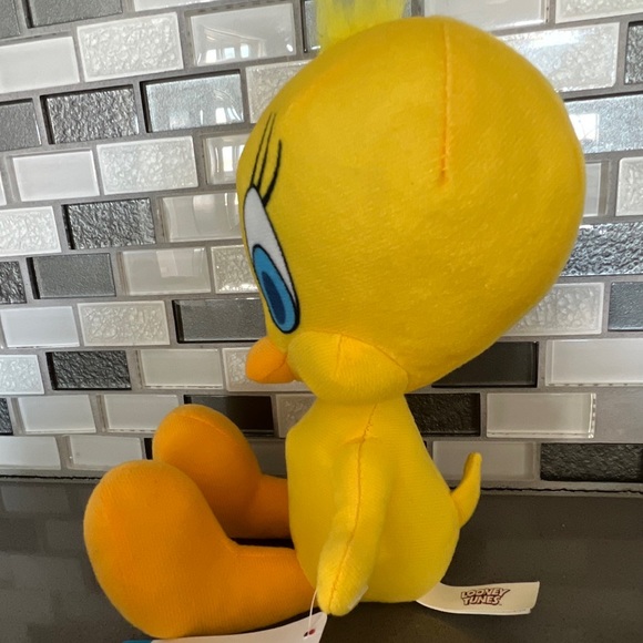 TWEETY BIRD Yellow Canary Plush Doll Figure Looney Tunes Warner Bros. / 9β / NEW - Picture 7 of 16